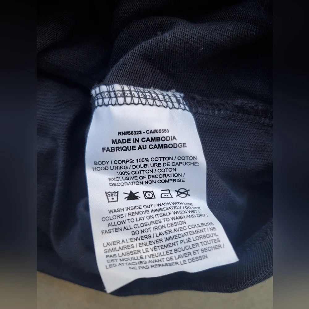 WOMEN'S Nike Full Zip Hoodie Black Wide Arms Size Medium ✨️HP✨️ - Picture 12 of 13